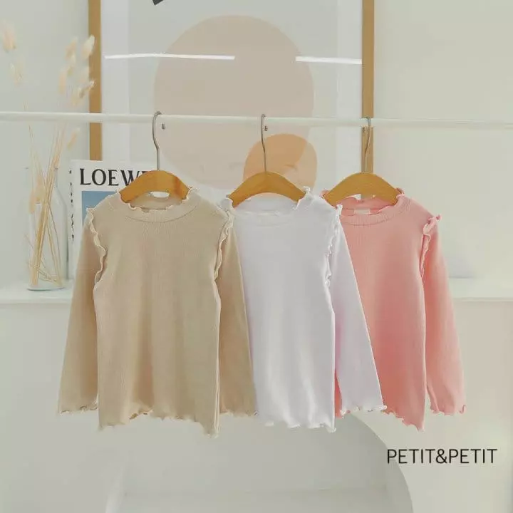 Petit & Petit - Korean Children Fashion - #designkidswear - Frill Tee - 6