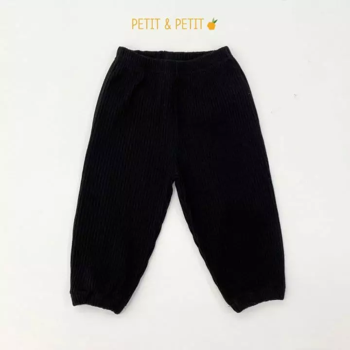 Petit & Petit - Korean Children Fashion - #childrensboutique - Rib Jogger Pants - 4