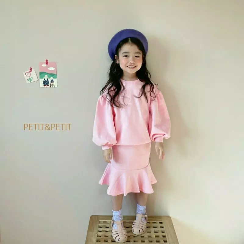 Petit & Petit - Korean Children Fashion - #designkidswear - Mumade Top Bottom Set - 2