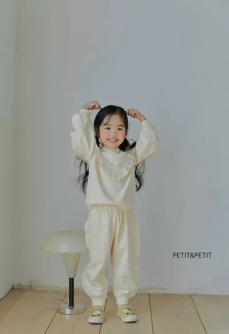 Petit & Petit - Korean Children Fashion - #discoveringself - Bear Lace Top Bottom Set - 5