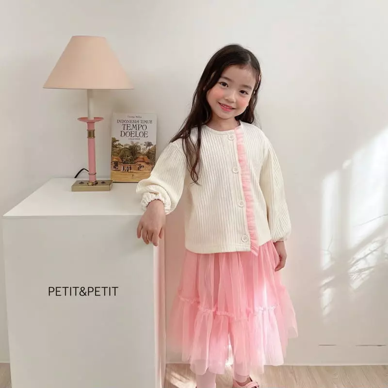 Petit & Petit - Korean Children Fashion - #fashionkids - Frill Cardigan - 3