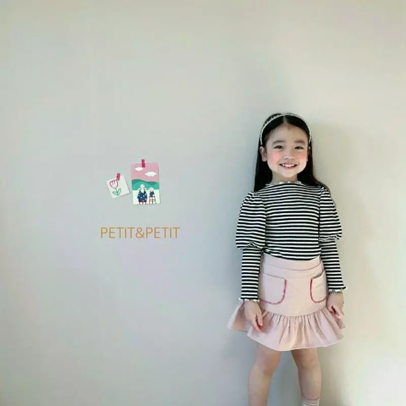 Petit & Petit - Korean Children Fashion - #fashionkids - Stripes Puff Tee - 2