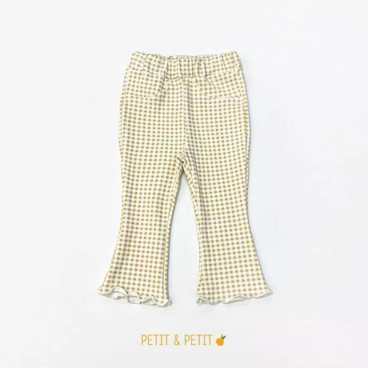 Petit & Petit - Korean Children Fashion - #kidsshorts - Check Wide Pants - 3