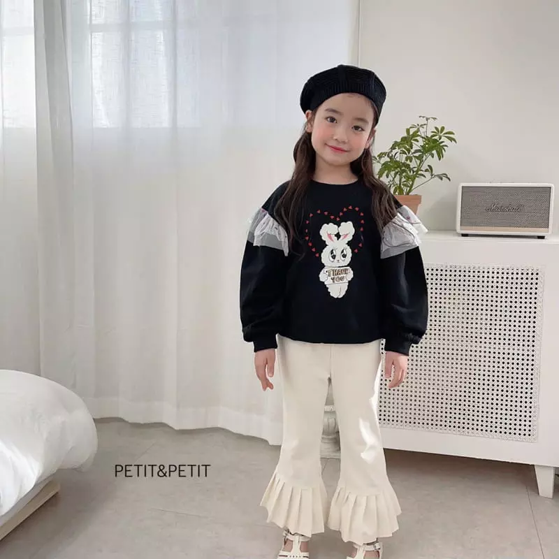 Petit & Petit - Korean Children Fashion - #kidsshorts - Barnie Sweatshirt - 2