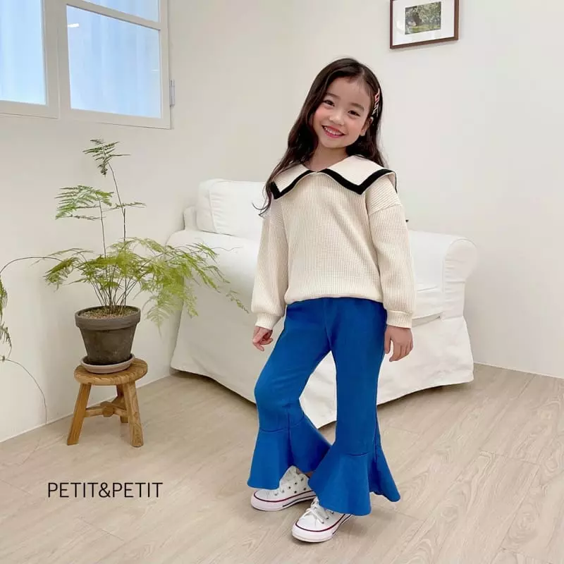 Petit & Petit - Korean Children Fashion - #kidsstore - Waffle Sailor Tee - 2
