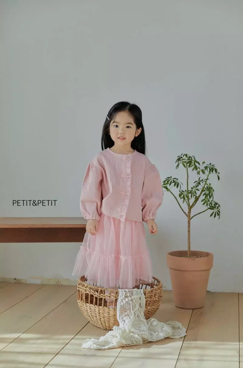 Petit & Petit - Korean Children Fashion - #kidzfashiontrend - Frill Cardigan - 6