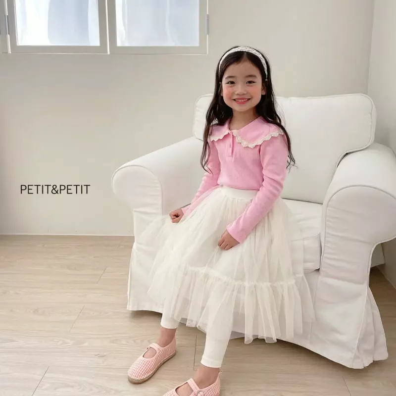Petit & Petit - Korean Children Fashion - #kidsstore - Eyelet Blouse - 4