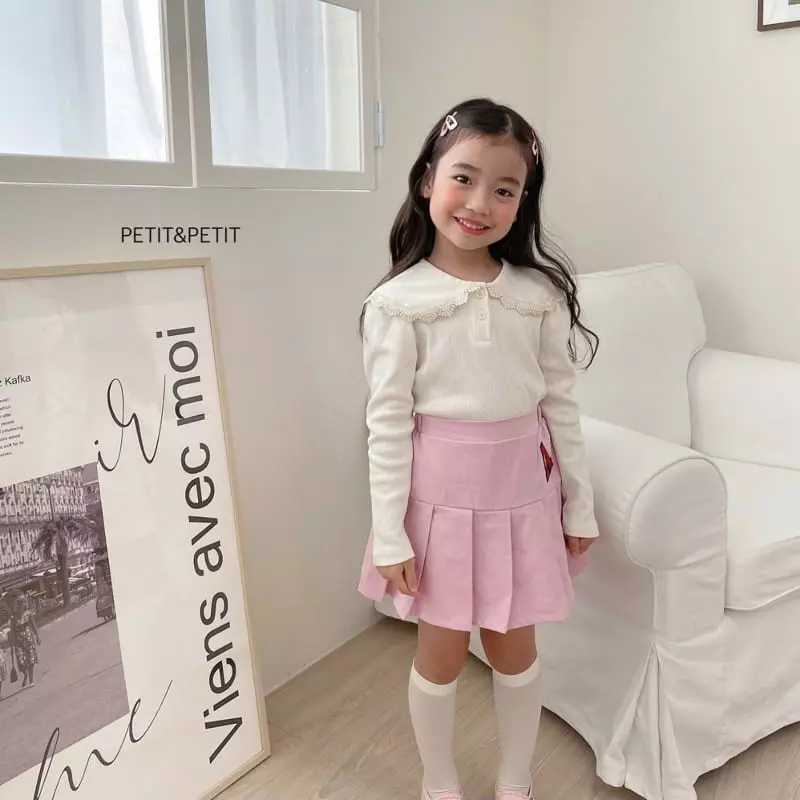 Petit & Petit - Korean Children Fashion - #littlefashionista - Eyelet Blouse - 6