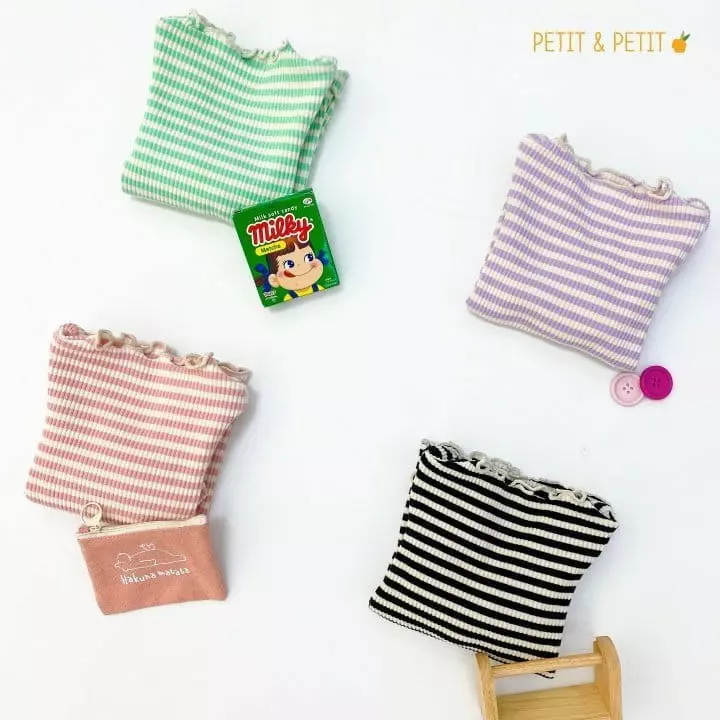 Petit & Petit - Korean Children Fashion - #littlefashionista - Stripes Puff Tee - 7