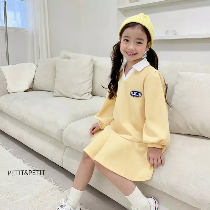 Petit & Petit - Korean Children Fashion - #littlefashionista - Plare Collar One-piece - 3