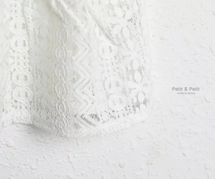 Petit & Petit - Korean Children Fashion - #magicofchildhood - Lace Busatier - 3