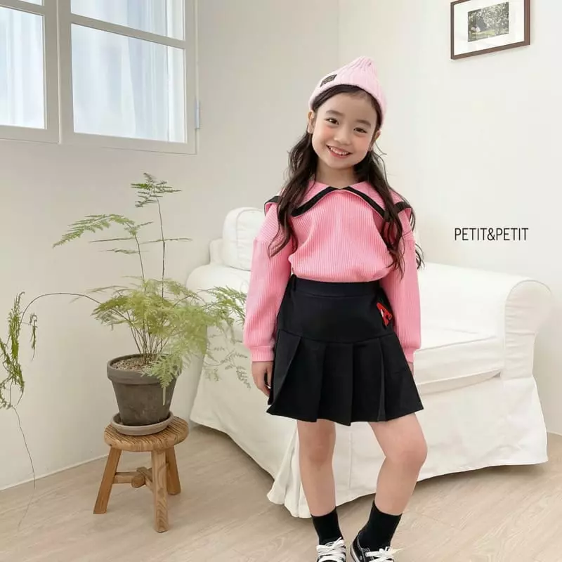 Petit & Petit - Korean Children Fashion - #magicofchildhood - Waffle Sailor Tee - 6