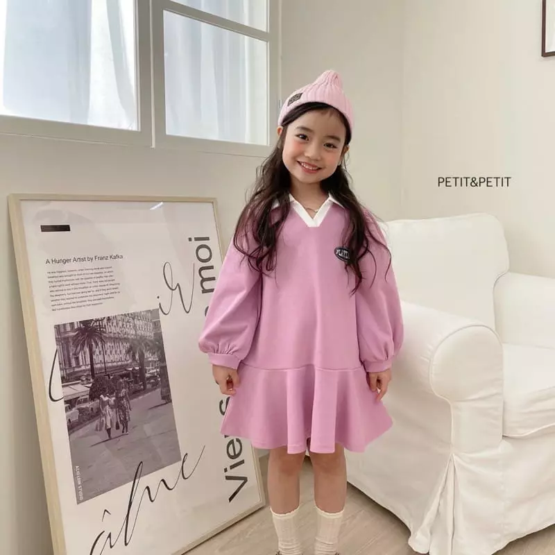 Petit & Petit - Korean Children Fashion - #littlefashionista - Plare Collar One-piece - 4