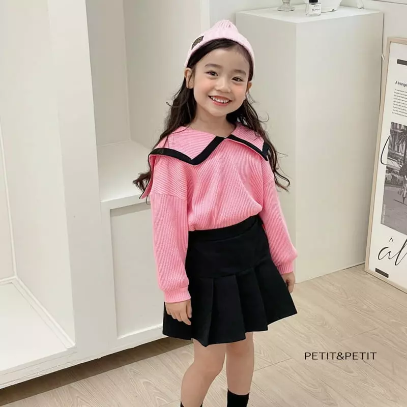 Petit & Petit - Korean Children Fashion - #minifashionista - Waffle Sailor Tee - 7