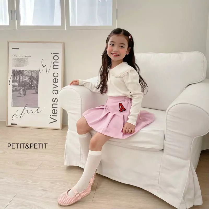 Petit & Petit - Korean Children Fashion - #prettylittlegirls - Eyelet Blouse - 9