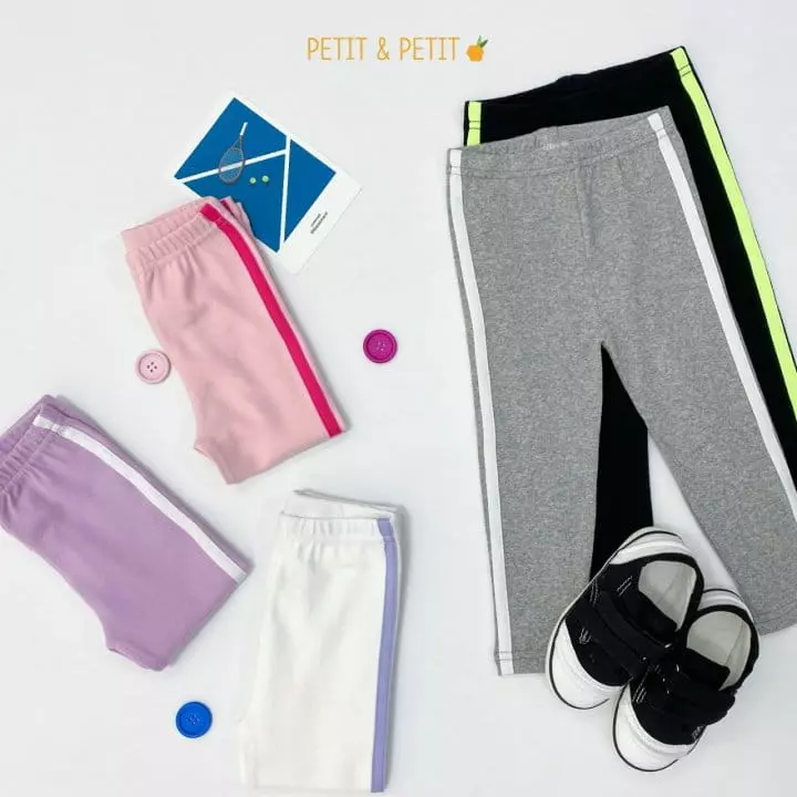 Petit & Petit - Korean Children Fashion - #prettylittlegirls - Tape Leggings - 8