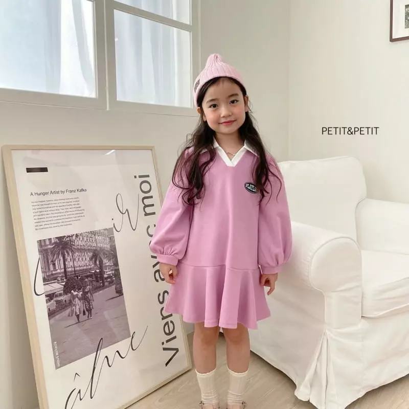 Petit & Petit - Korean Children Fashion - #prettylittlegirls - Plare Collar One-piece - 6