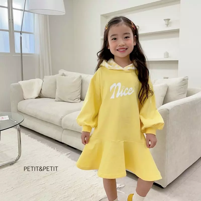Petit & Petit - Korean Children Fashion - #stylishchildhood - Nice Hoody One-piece - 3