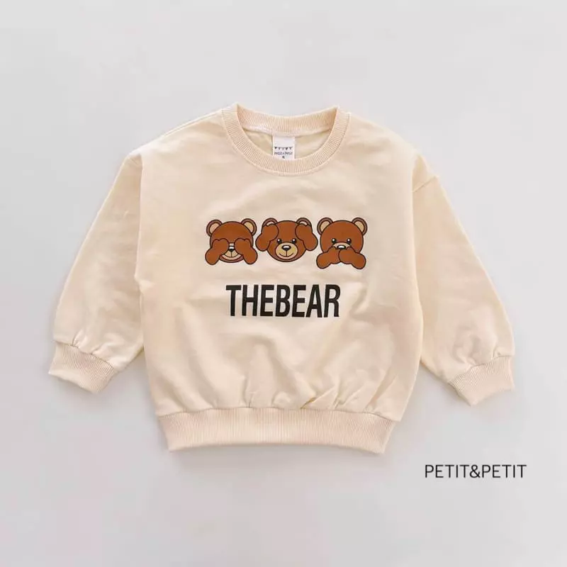 Petit & Petit - Korean Children Fashion - #todddlerfashion - The Bear Sweatshirt - 5