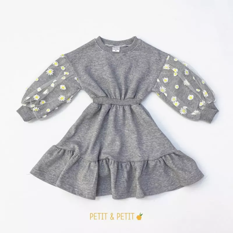 Petit & Petit - Korean Children Fashion - #todddlerfashion - Daisy One-piece - 12