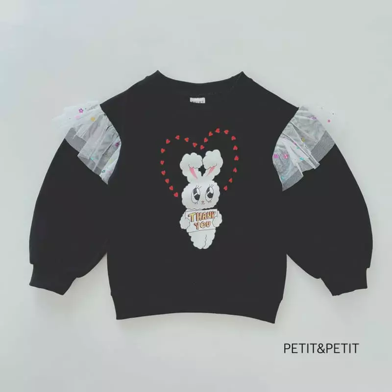 Petit & Petit - Korean Children Fashion - #todddlerfashion - Barnie Sweatshirt - 10