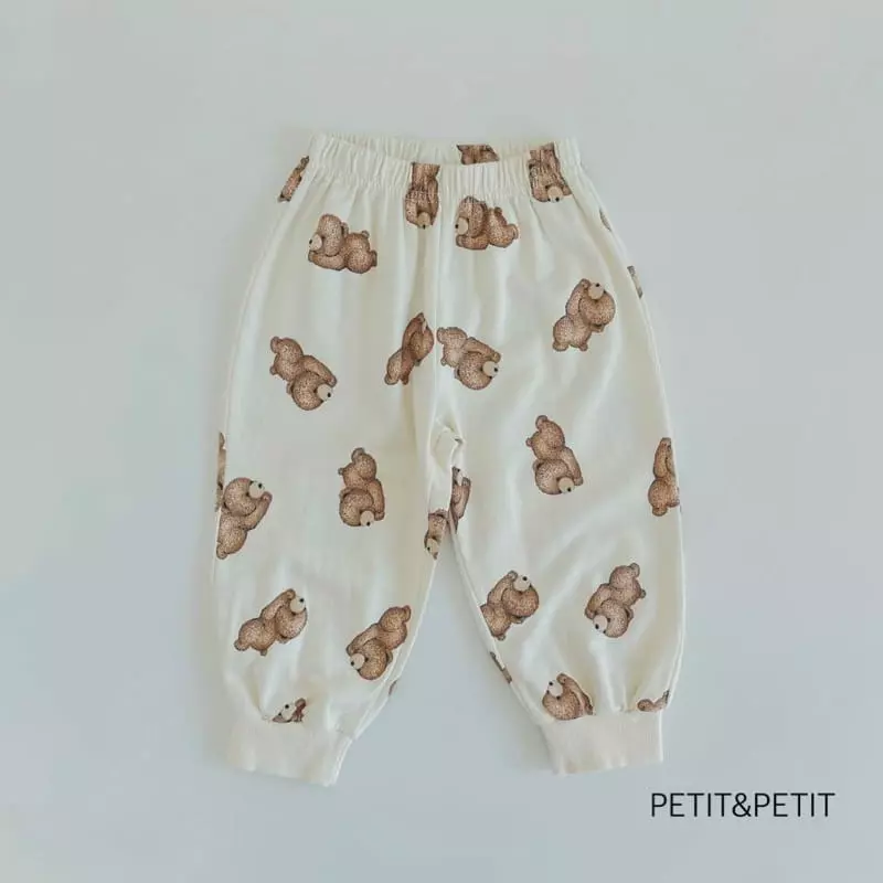 Petit & Petit - Korean Children Fashion - #toddlerclothing - Bear Pants - 5