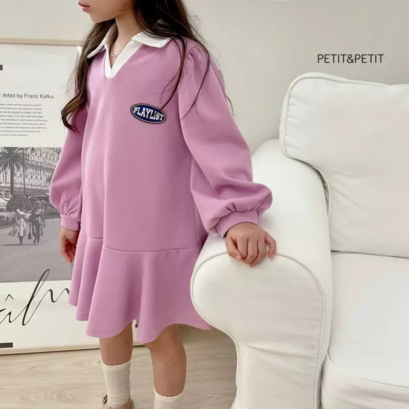 Petit & Petit - Korean Children Fashion - #toddlerclothing - Plare Collar One-piece - 8