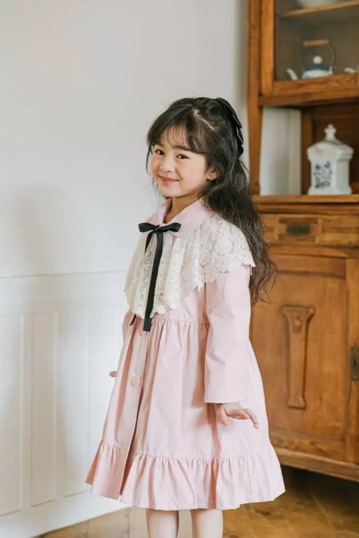 Pink Berry - Korean Children Fashion - #Kfashion4kids - French Coat Cap Set - 7