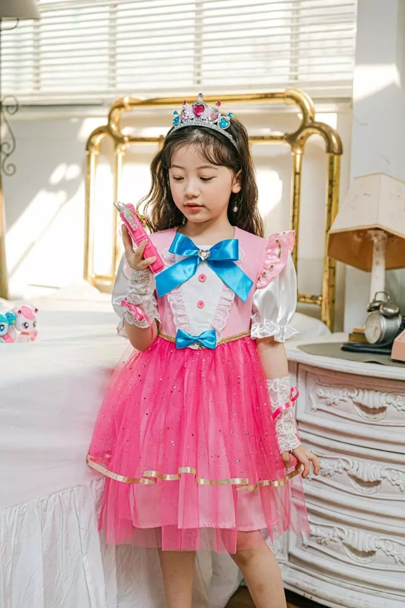 Pink Berry - Korean Children Fashion - #kidsstore - Green Blue Pink One-piece - 2