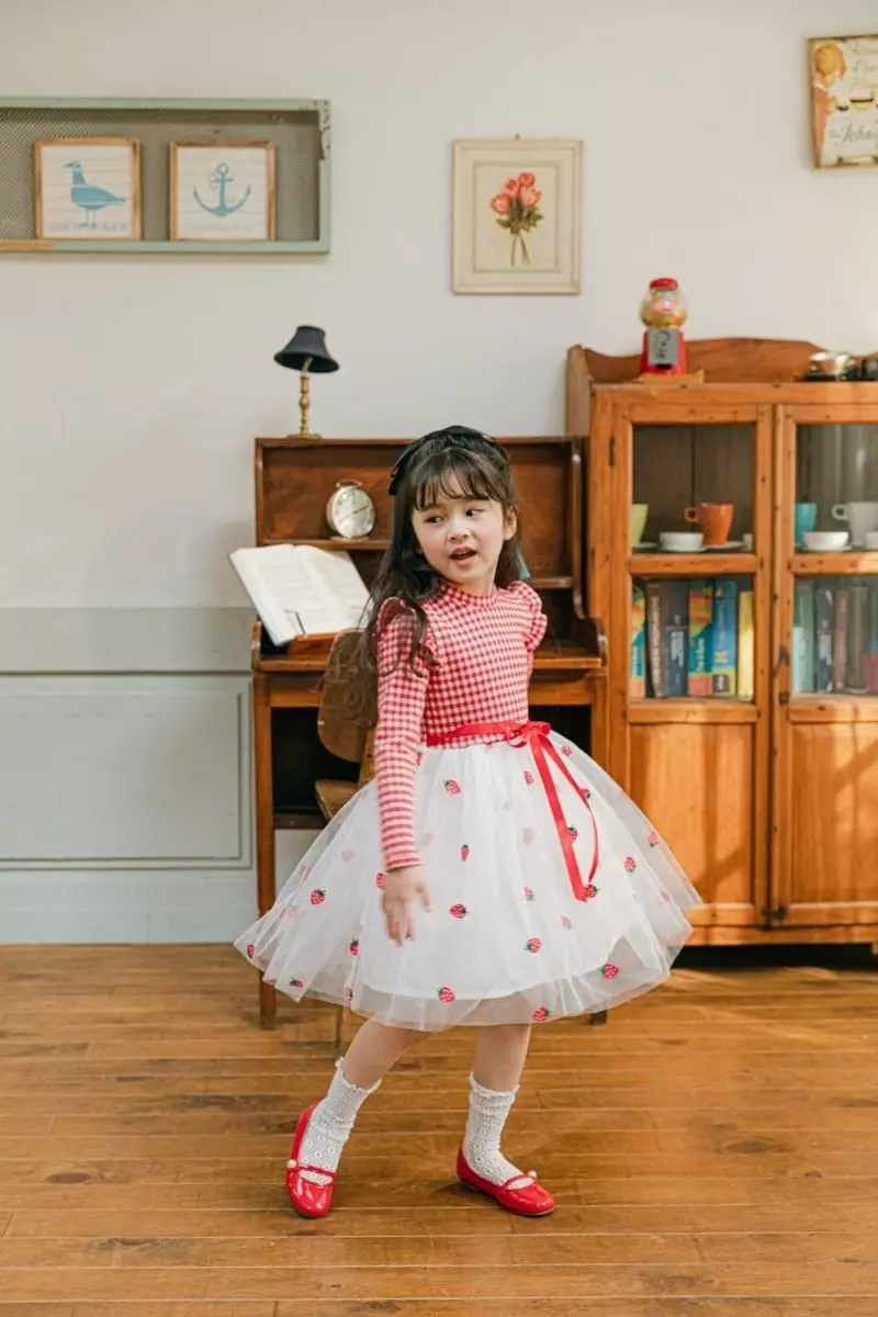 Pink Berry - Korean Children Fashion - #littlefashionista - Strawberry One-piece