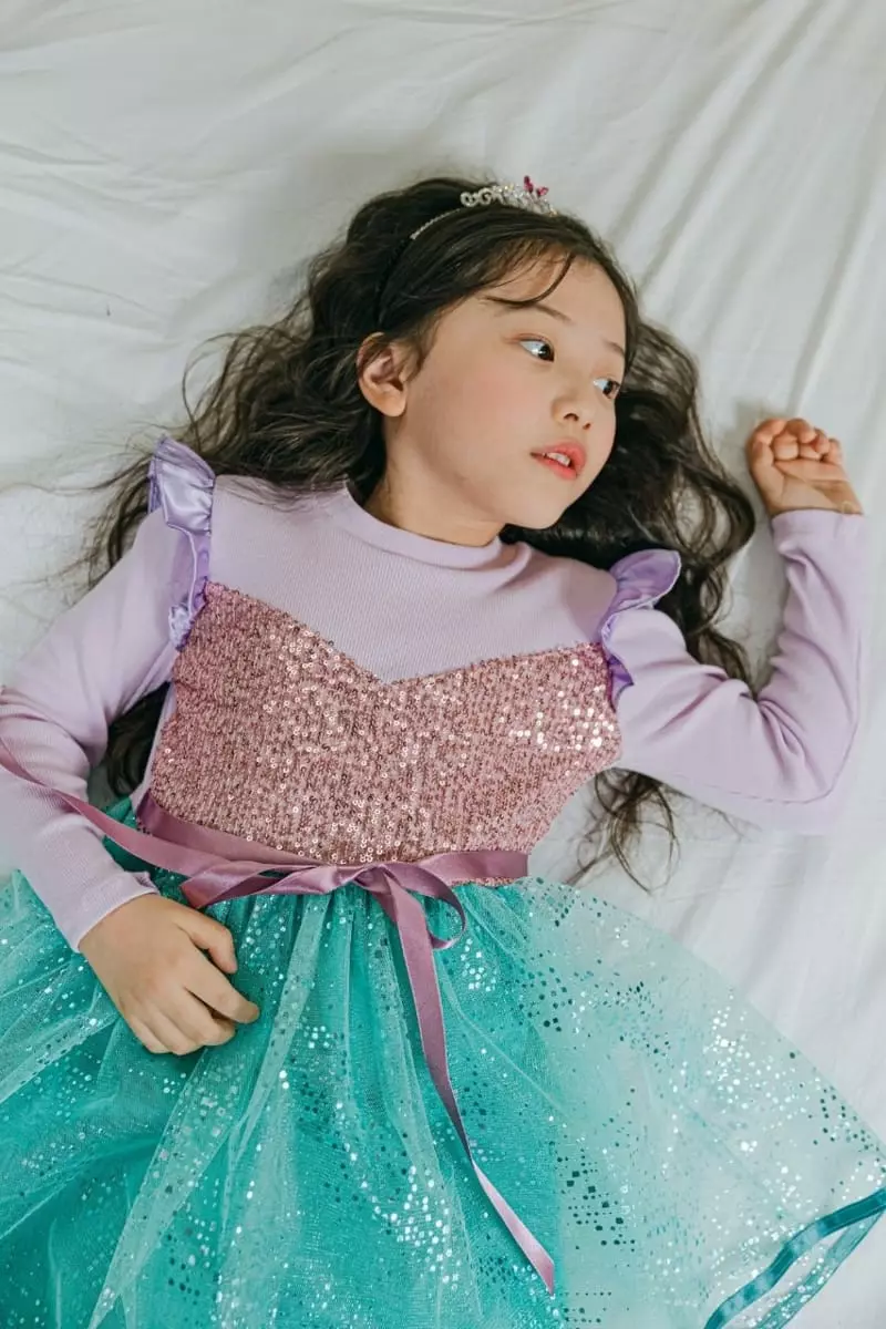Pink Berry - Korean Children Fashion - #minifashionista - The Little Mermaid One-piece