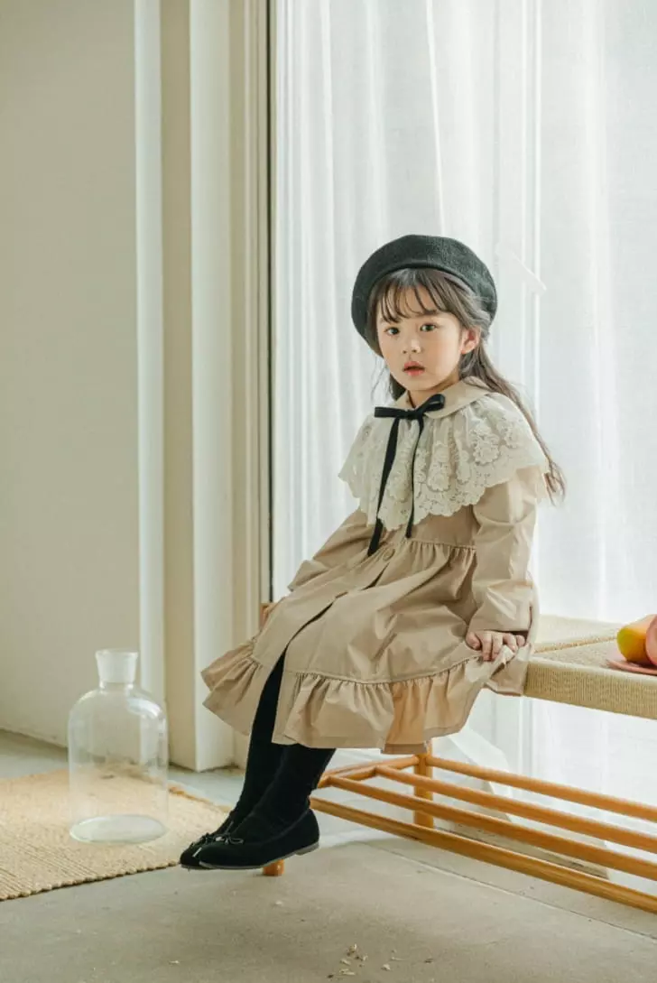 Pink Berry - Korean Children Fashion - #minifashionista - French Coat Cap Set - 10