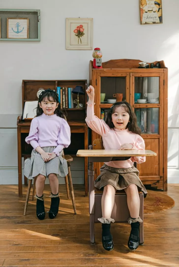 Pink Berry - Korean Children Fashion - #stylishchildhood - Currot Skirt - 3
