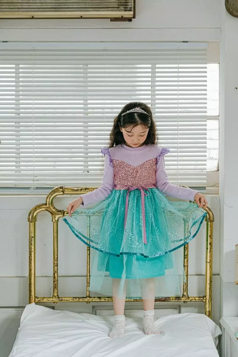 Pink Berry - Korean Children Fashion - #todddlerfashion - The Little Mermaid One-piece - 3