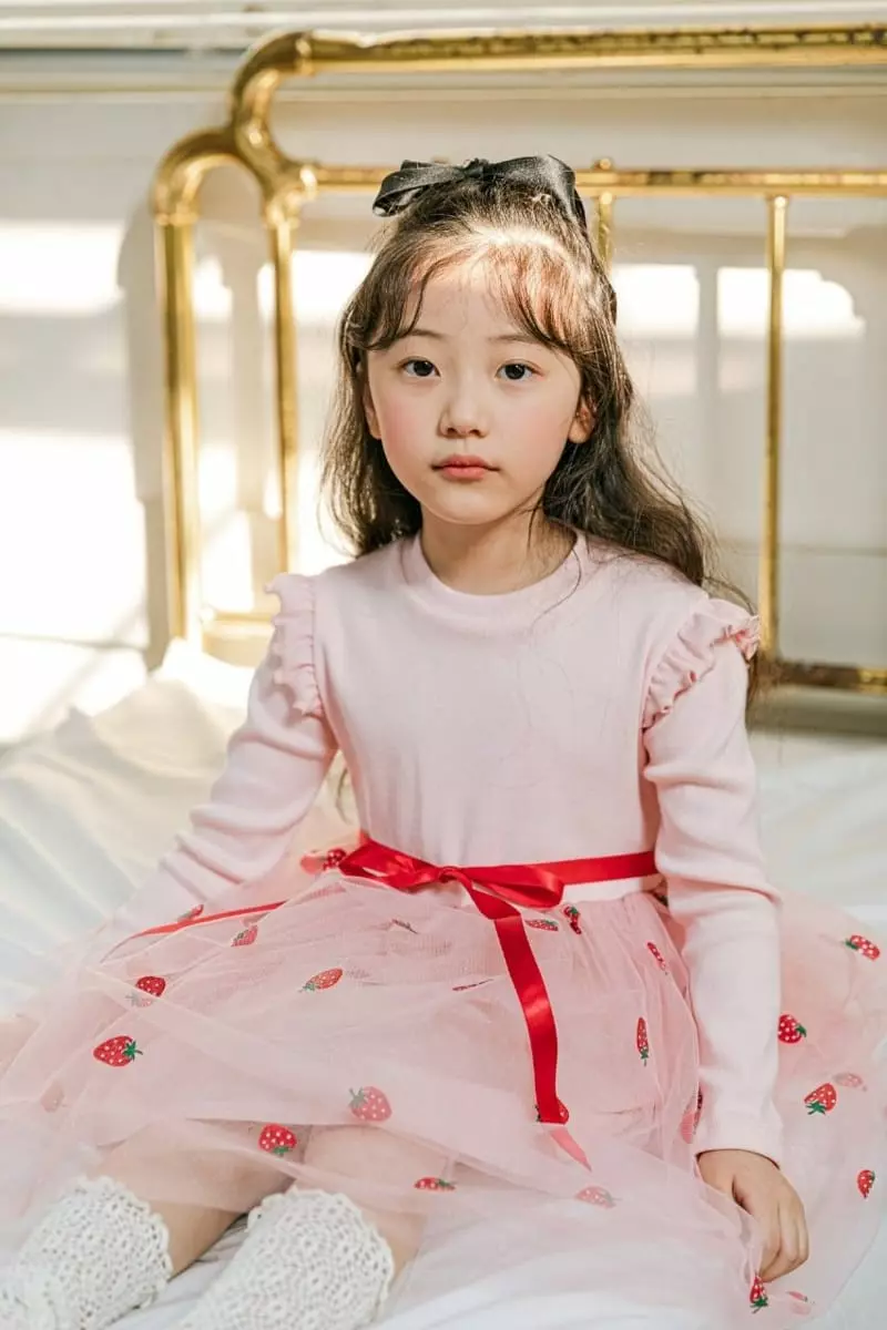 Pink Berry - Korean Children Fashion - #toddlerclothing - Strawberry One-piece - 6