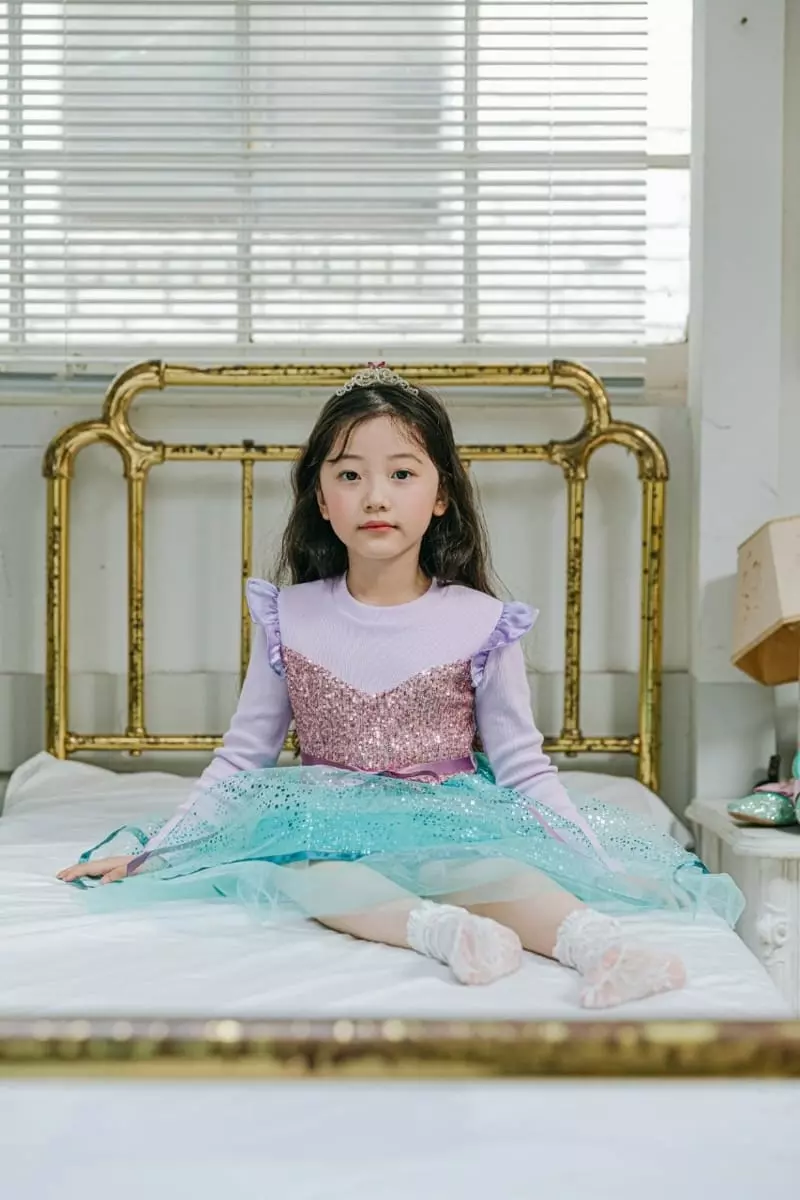 Pink Berry - Korean Children Fashion - #todddlerfashion - The Little Mermaid One-piece - 4