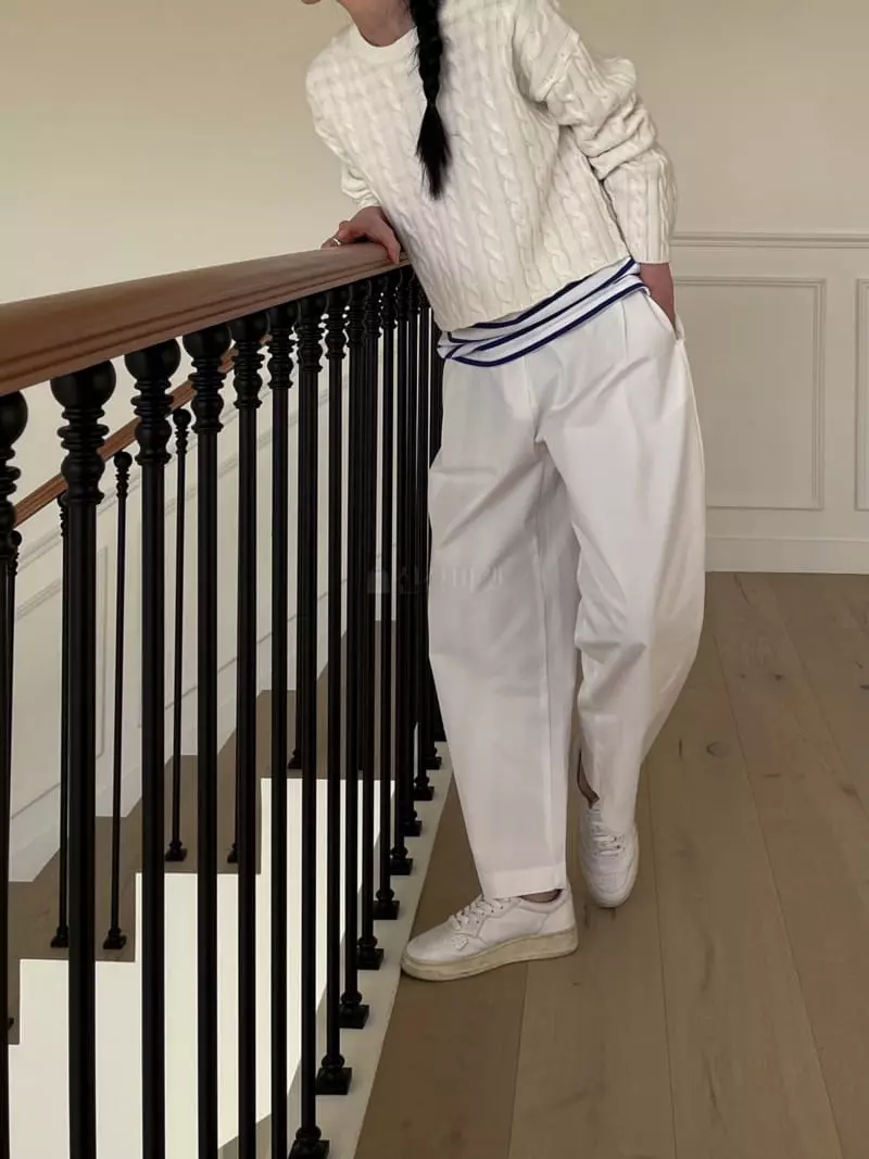 Plat - Korean Women Fashion - #momslook - Cino Banding Pants - 2