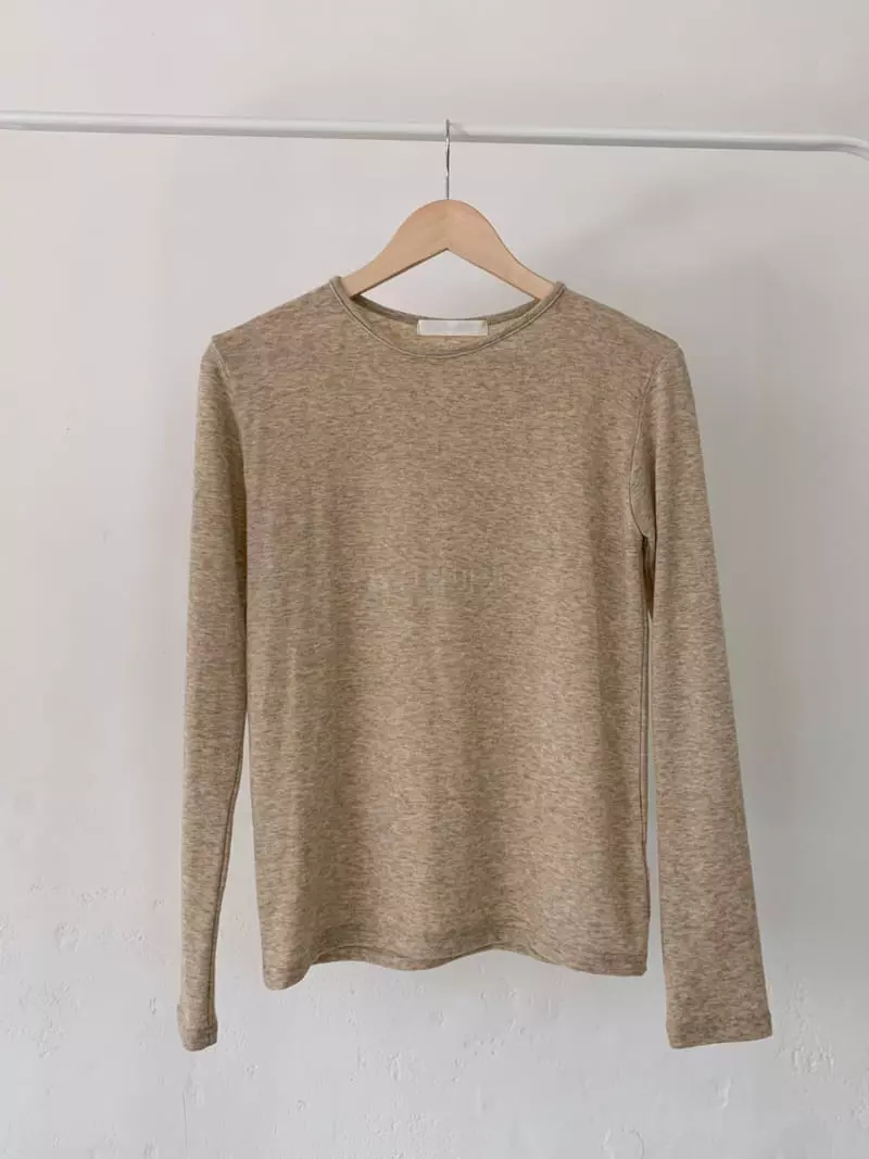 Plat - Korean Women Fashion - #shopsmall - Wool Round Tee - 2