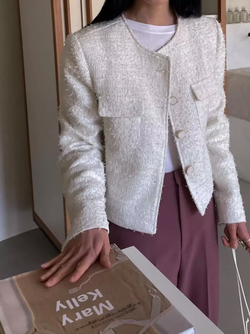 Plat - Korean Women Fashion - #womensfashion - Mully Tweed Jacket