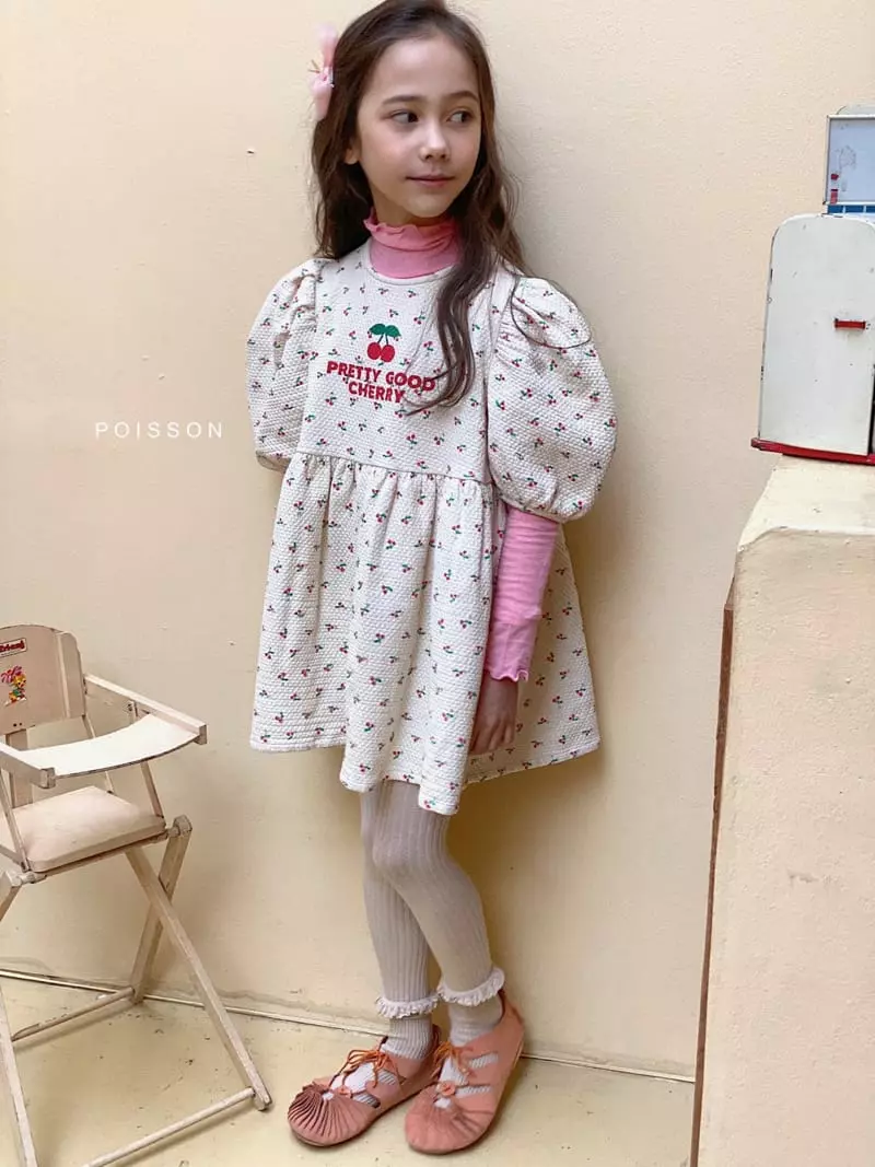 Poisson - Korean Children Fashion - #Kfashion4kids - Cherry One-piece - 7