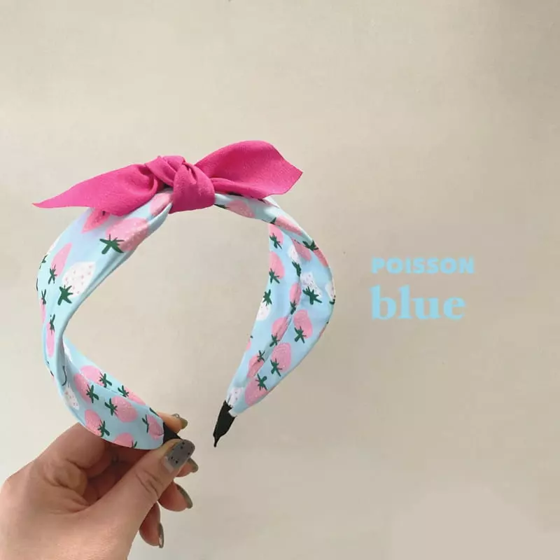 Poisson - Korean Children Fashion - #stylishchildhood - Strawberry Hairband - 4