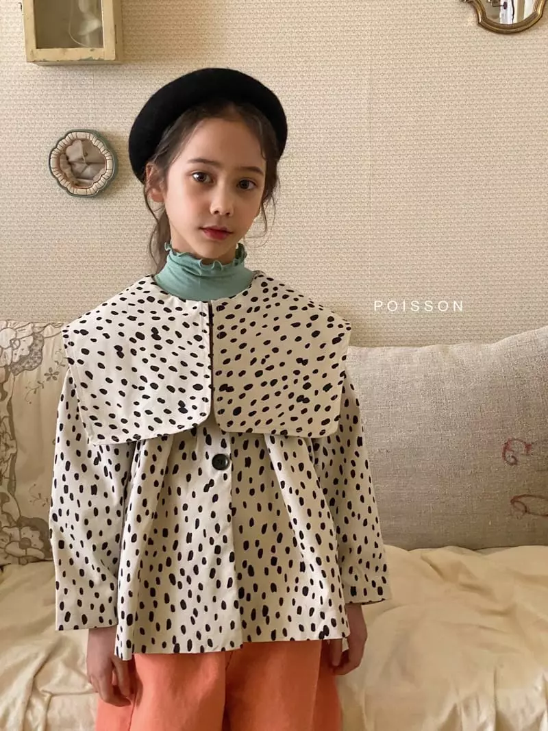 Poisson - Korean Children Fashion - #childofig - Sailor Coat Leopard - 10