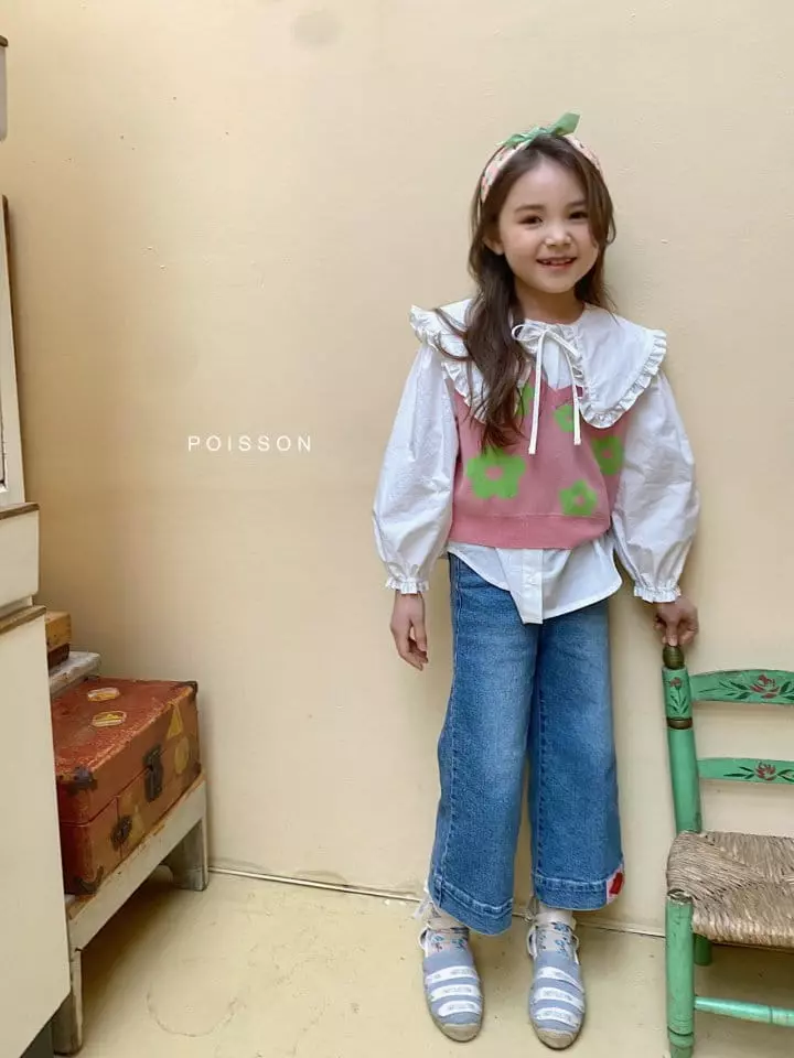 Poisson - Korean Children Fashion - #childofig - Flower Vest - 5