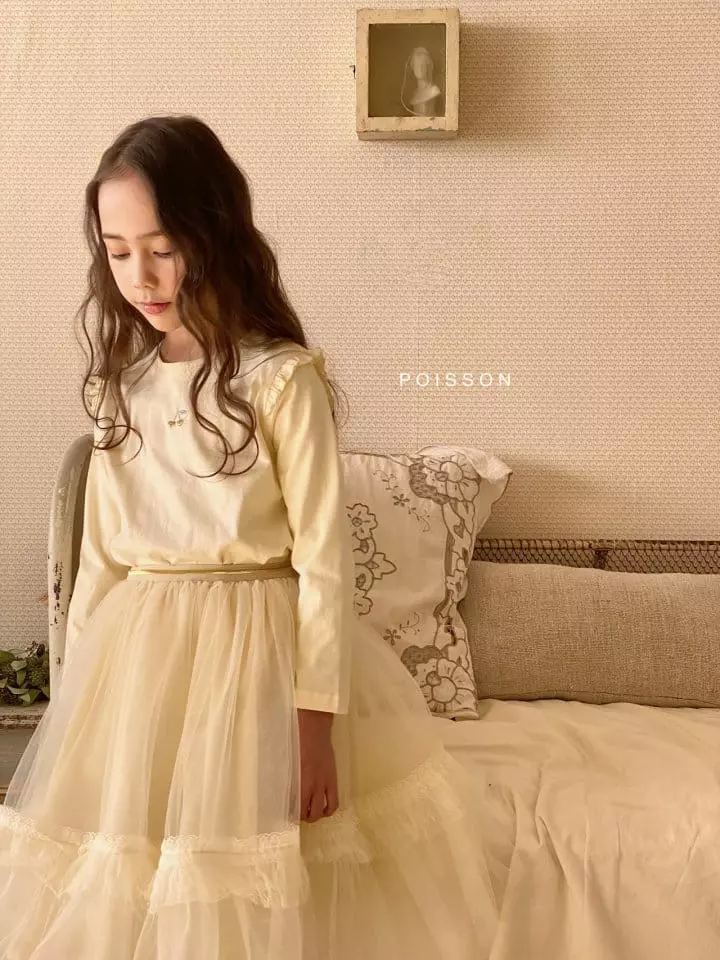 Poisson - Korean Children Fashion - #childofig - Tutu Lace Skirt - 3