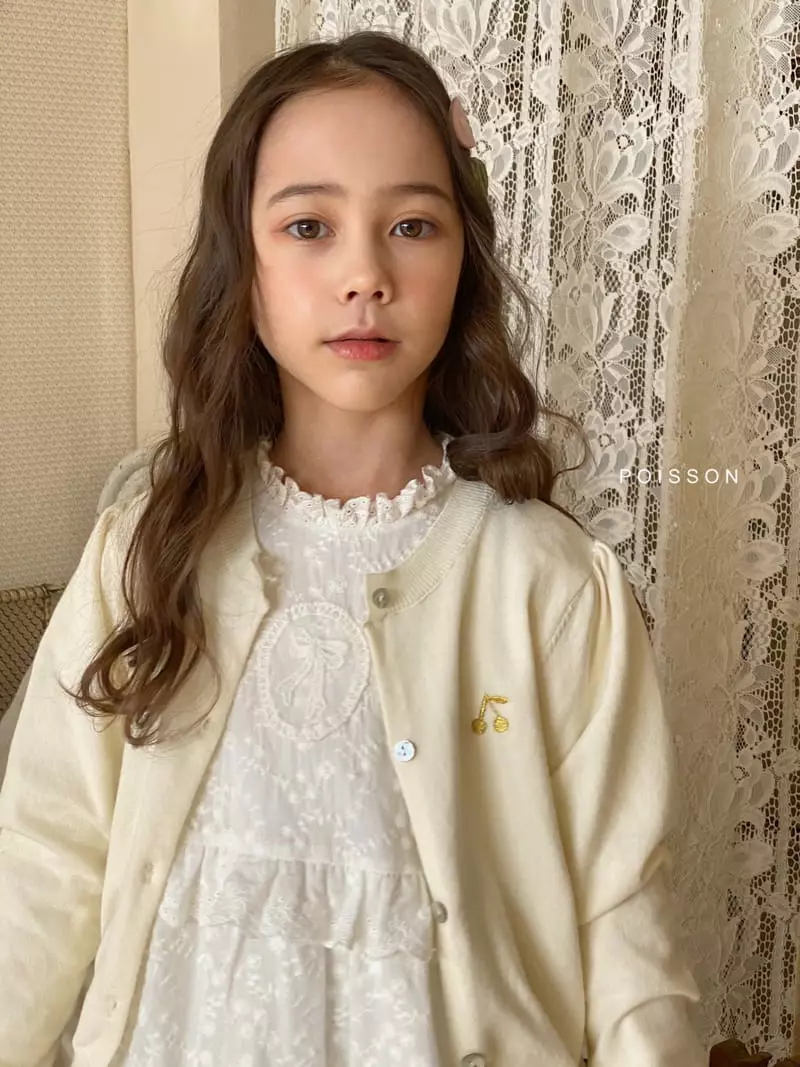 Poisson - Korean Children Fashion - #childofig - Cherry Cardigan - 10