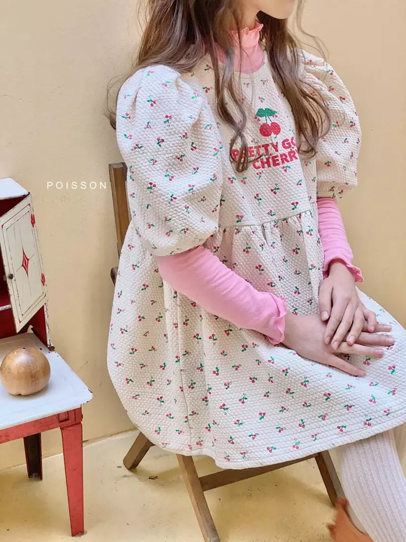 Poisson - Korean Children Fashion - #childrensboutique - Lettering Turtleneck Tee - 7