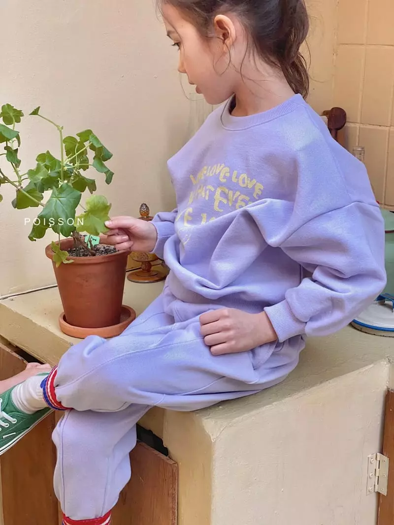 Poisson - Korean Children Fashion - #childrensboutique - Love Top Bottom Set - 6
