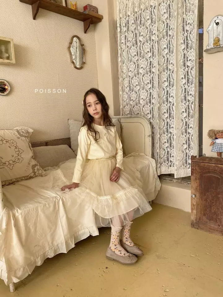 Poisson - Korean Children Fashion - #childrensboutique - Tutu Lace Skirt - 5