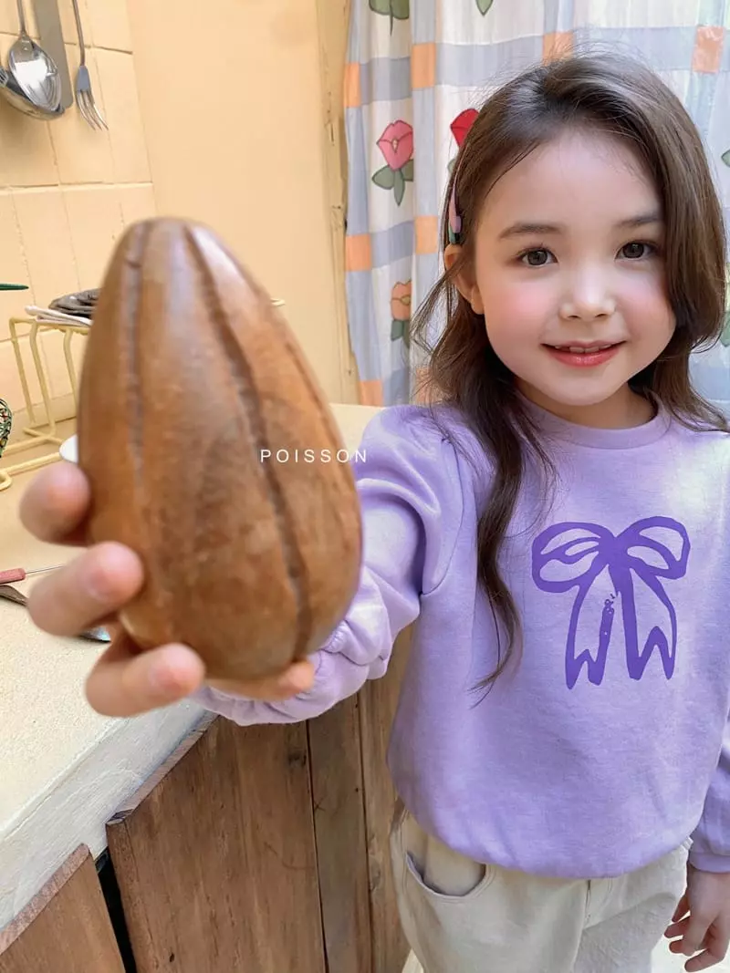 Poisson - Korean Children Fashion - #designkidswear - Ribbon Puff Sweatshirt - 9