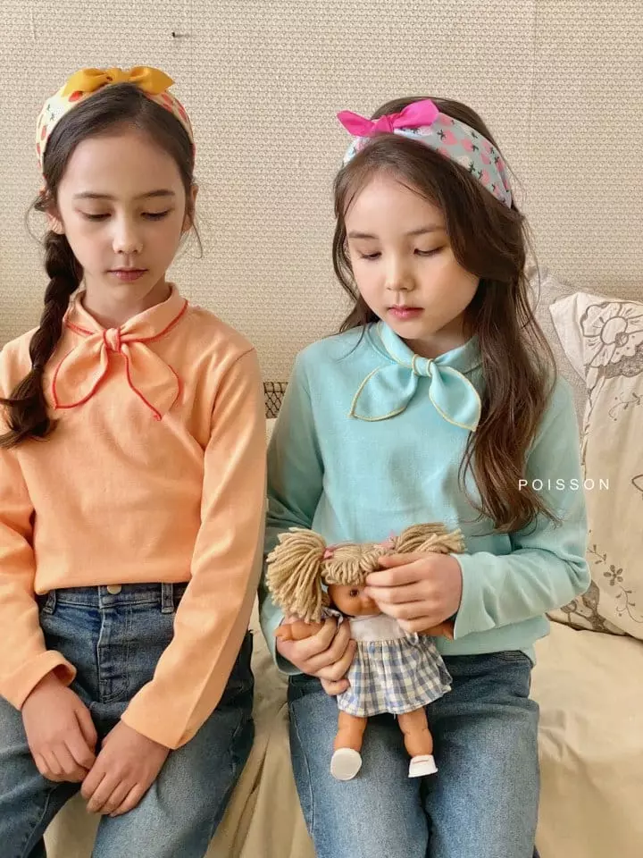 Poisson - Korean Children Fashion - #designkidswear - Petti Collar Tee - 2